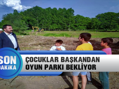 Çocuklar Başkandan Oyun Parkı Bekliyor
