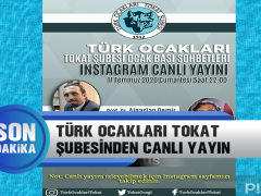 Türk Ocakları Tokat Şubesinden  Canlı Yayın