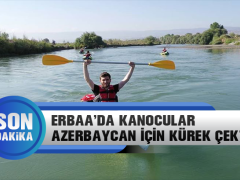 Erbaa’da Kanocular Azerbaycan’a Destek İçin Kürek Çekti
