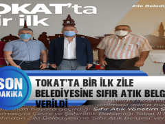 Tokat’ta Bir İlk Zile Belediyesine Sıfır Atık Belgesi Verildi