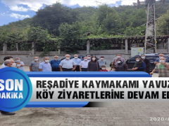 Reşadiye Kaymakamı Yavuz, Köy Ziyaretlerine Devam Ediyor