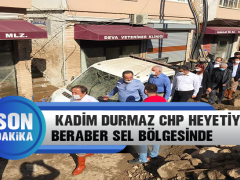 Kadim Durmaz ve Chp Heyeti Sel Bölgesinde İncelemelerde Bulundu