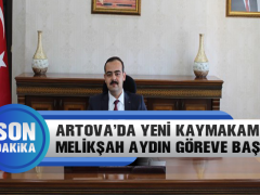 Artova’da  Yeni Kaymakam Yusuf Melikşah Aydın Görevine Başladı