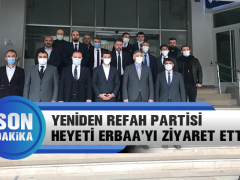 Yeniden Refah Partisi Heyeti Erbaa’yı Ziyaret Etti