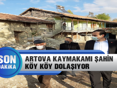 Artova Kaymakamı Şahin Köy Köy Dolaşıp Vatandaşı Dinliyor