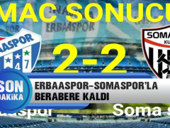 Erbaaspor Somaspor’la Berabere Kaldı