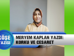 Meryem Kaplan Yazdı: Korku ve Cesaret