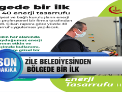 Zile Belediyesi Bölgede Bir İlki Gerçekleştiriyor  Yüzde 40 Tasarruf
