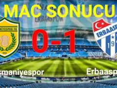 Erbaaspor Kazanmaya Devam Ediyor
