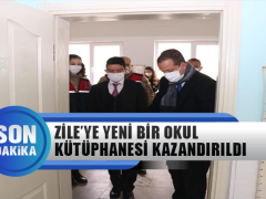 Zile’ye Yeni Bir Okul Kütüphanesi Kazandırıldı