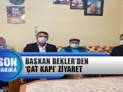 Başkan Bekler’den ‘Çat Kapı’ Ziyaret