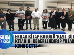 Erbaa Kitap Kulübü ‘Kızıl Gül 1’ Kitabıyla Salgın Sonrası İlk Kitap Değerlendirme Toplantısını Gerçekleştirdi