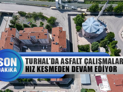 Turhal’da Asfalt Çalışmaları Hız Kesmeden Devam Ediyor