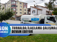 Turhal’da İlaçlama Çalışmaları Devam Ediyor