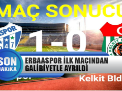 Erbaaspor İlk Maçından Galibiyetle Ayrıldı