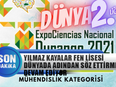 Yılmaz Kayalar Fen Lisesi Dünyada Adından Söz Ettirmeye Devam Ediyor