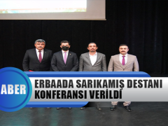 Erbaa’da Prof. Dr. Alparslan Demir Tarafından Sarıkamış Destanı Konferansı Verildi