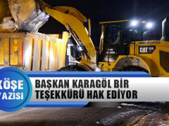 Fatih Kaplan Yazdı: Başkan Karagöl Bir Teşekkürü Hak Ediyor