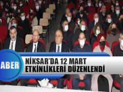 Niksar’da 12 Mart İstiklal Marşının Kabulü ve Mehmet Akif Ersoy’u Anma Etkinliği Düzenledi