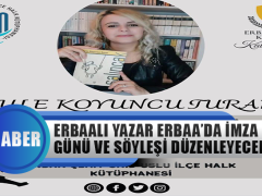 Erbaalı Yazar Şule Koyuncu Turan Erbaa’da İmza Günü Düzenleyecek