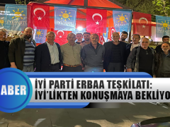 İyi Parti Erbaa İlçe Teşkilatı: İYİ likten Konuşmaya Bekliyoruz
