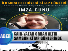 Şair-Yazar Orhan Altın Samsun Kitap Günlerinde Ardından Şairin Sesinden Programıyla Yöre Fm’de