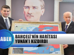 Bahçeli’nin Haritası Yunan’ı Kızdırdı