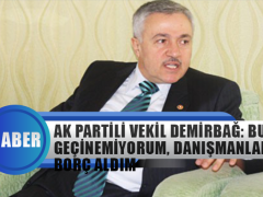 Ak Parti’li Vekil Demirbağ: Bu Maaşla Geçinemiyorum. Danışmanlarımdan Borç Alıyorum, Utanıyorum