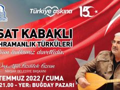 Niksar Belediyesi’nden 15 Temmuz Konseri