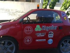 Erbaa’nın Elektirkli Aracı ‘Cereyan’ Yollarda
