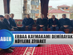 Erbaa Kaymakamı İsmail Altan Demirayak Köy Ziyaretlerine Devam Ediyor