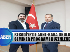 Reşadiye Kaymakamlığı Tarafından Anne-Baba Okulu Seminer Programı Düzenlendi