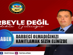 Ümit Yılmaz: Darbeci Olmadığınızı Kanıtlamak Sizin Elinizde