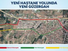 Erbaa’da Yeni Hastane Yolu Güzergahında Çalışmalar Sürüyor