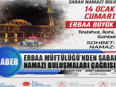 Erbaa Müftülüğü’nden Sabah Namazı Buluşmaları Çağrısı