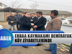 Erbaa Kaymakamı İsmail Altan Demirayak Köy Ziyaretlerine Devam Ediyor