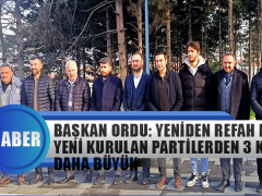 Ç. Ramazan Ordu: Yeniden Refah Partisi Yeni Kurulan Partilerden 3 Kat Daha Büyüktür