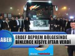 Erdef Deprem Bölgesinde Binlerce Kişiye İftar Verdi