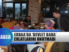 Erbaa’da ‘Devlet Baba’ Evlatlarını Unutmadı