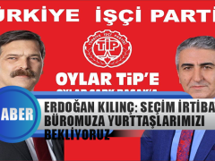 Tip Tokat Milletvekili Adayı Erdoğan Kılınç: Seçim İrtibat Büromuza Tüm Yurttaşlarımızı Bekliyoruz
