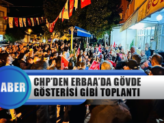 Chp’den Erbaa’da Gövde Gösterisi Gibi Toplantı