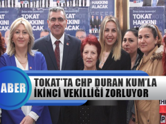 Tokat’ta Chp Duran Kum’la İkinci Vekilliği Zorluyor