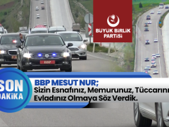 Bbp Tokat Milletvekili Adayı Mesut Nur: Sizin Esnafınız, Memurunuz, Tüccarınız Evladınız Olmaya Söz Verdik