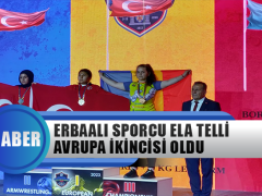 Erbaalı Sporcu Ela Telli Avrupa İkincisi Oldu