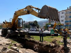Tokat Belediyesinin Yağmur Suyu Hattı Çalışmaları Hız Kesmiyor