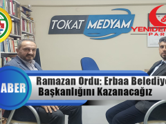Ç. Ramazan Ordu: Erbaa Belediye Başkanlığı’nı Kazanacağız