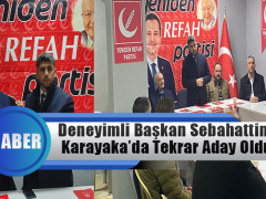 Karayaka’da Deneyimli Başkan Sebahattin Şenel Tekrar Aday Oldu