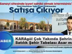 KARAgöl Çok Yakında Şehrin Girişine Satılık Şehir Tabelası Asar mı?