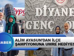 Alim Ayasun’dan İlçe Şampiyonuna Umre Hediyesi