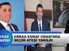 Fatih Kaplan: Erbaa Esnaf Odası’nda Seçim Ateşi Yakıldı